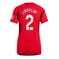 Manchester United Victor Lindelof #2 Kotipaita Naiset 2023-24 Lyhythihainen